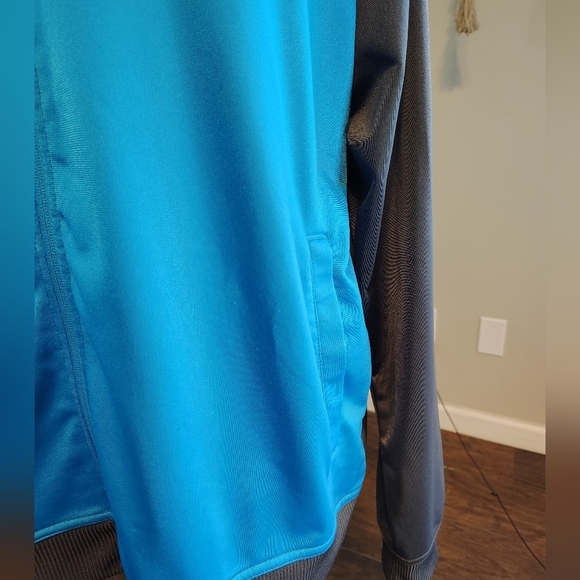 BCG Blue and Gray Activewear Jacket - Picture 2 of 3